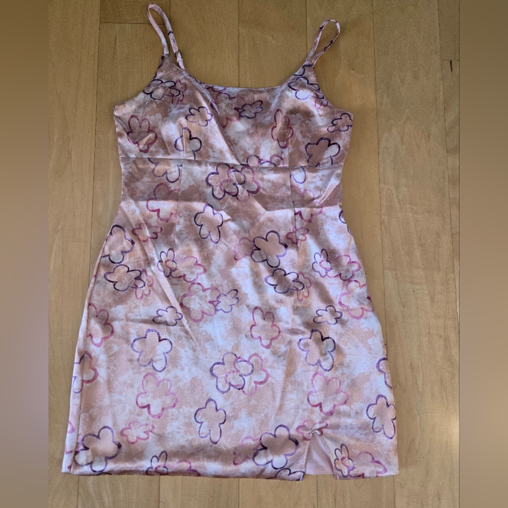 Wild Fable Pink Floral Mini Dress